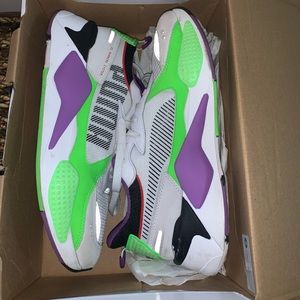 White/Green/Purple Puma RS-X